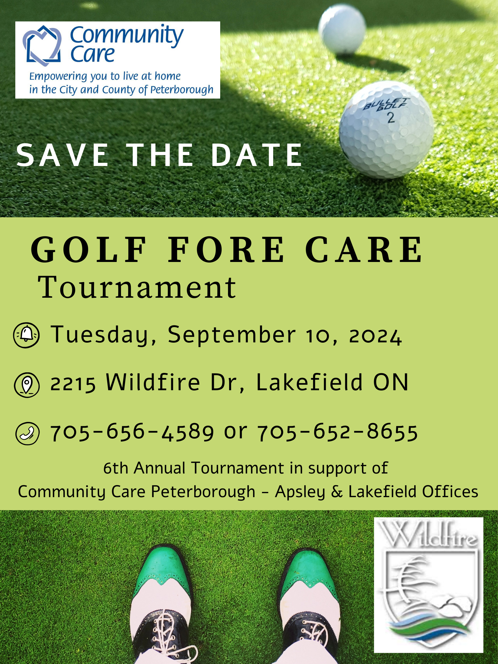 Save the Date - Golf Fore Care 2024