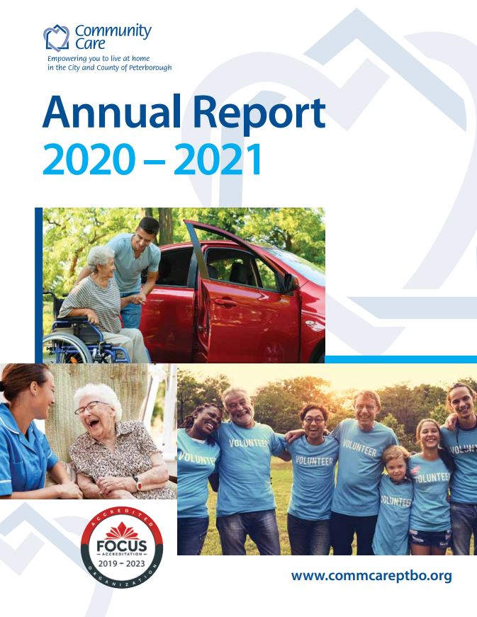 Front cover of Annual Report 2020 - 2021 - click link for eport
