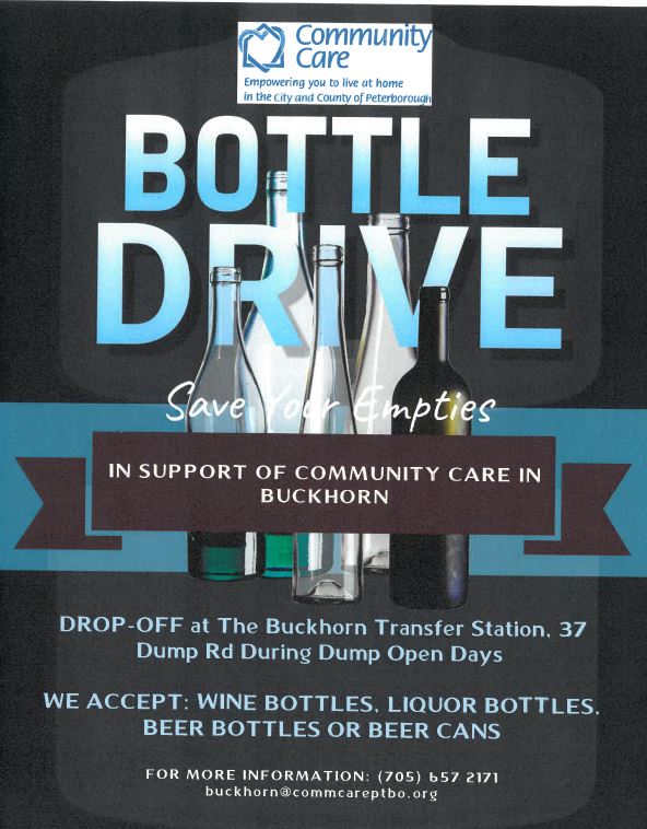 Buckhorn Bottle Drive (Jan 2021)