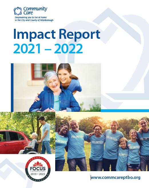 Front Cover of Impact Report 2021 - 2022 - clickable link to report too
