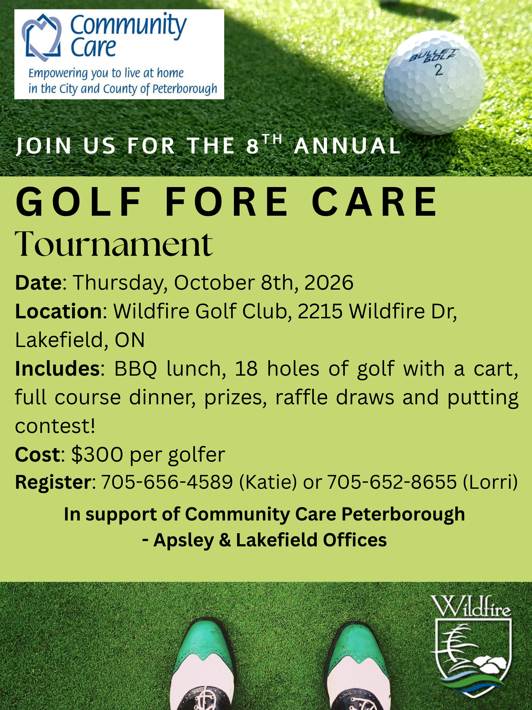 Golf Fore Care 2026 poster